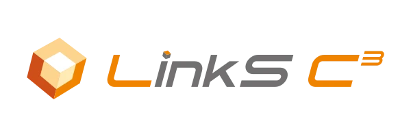 自動車整備業鈑金統合システム LinkS C³(リンクスキューブ)のロゴ